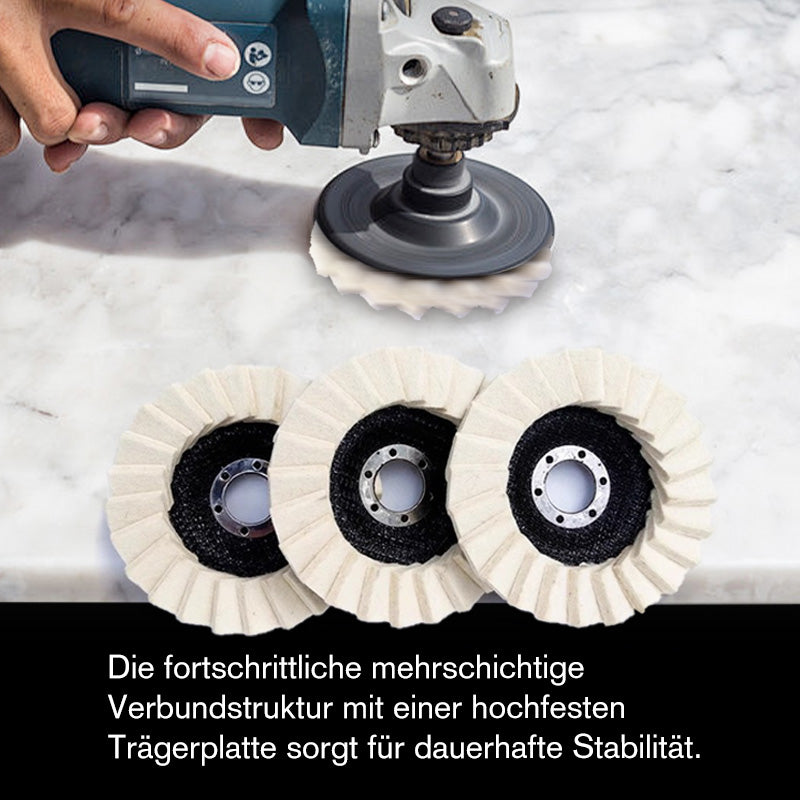 🔥Wollfilz-Lamellenpolierscheibe
