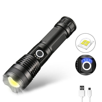 Lampe de poche laser tactique rechargeable à LED 90000 High Lumens⚡