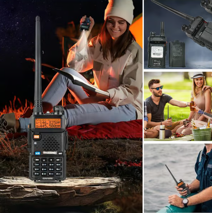🔥Radio amateur UV-5R longue portée UV5R Radio bidirectionnelle double bande Walkie