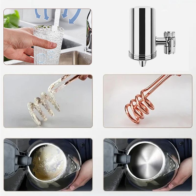 🔥 50% DE RÉDUCTION LIMITÉE ! ✨ Purificateur Robinet Direct-Boire - Installation Sans Outil, Filtration 6 Mois, Design Économique 💧⚡
