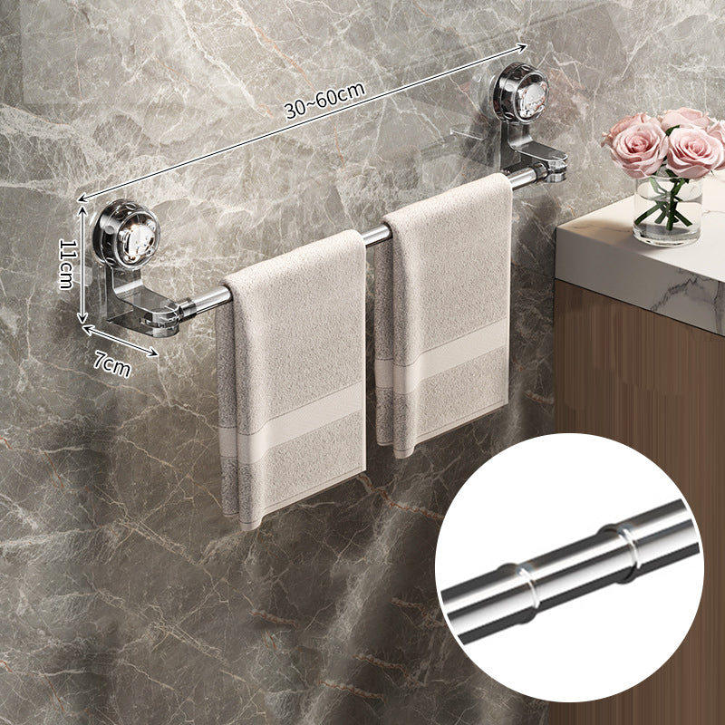 🛁✨Light Luxury No-Punch - Barre porte-serviettes rétractable à ventouse