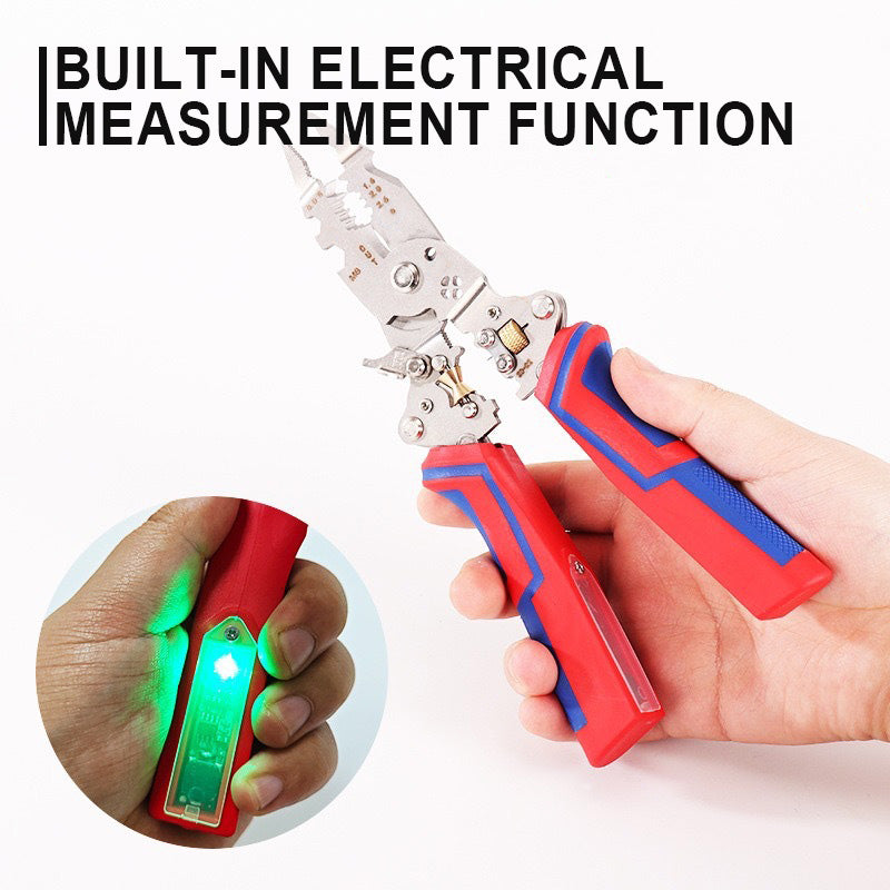 Pince pliante multifonctionnelle pour électricien avec fonction de mesure électrique