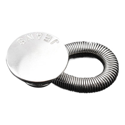 🔝 Bouton d'extension de taille à ressort métallique pour jeans 🔩👖