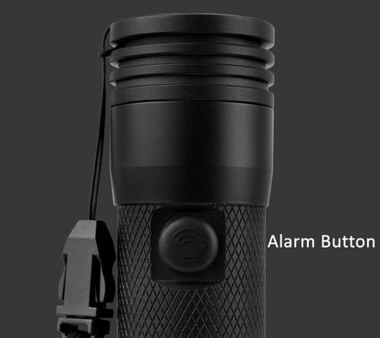 Lampe de poche tactique multifonction à énergie solaire 10 en 1