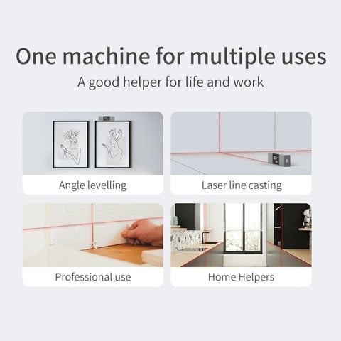 📐 Laser Règle d'angle Rapporteur