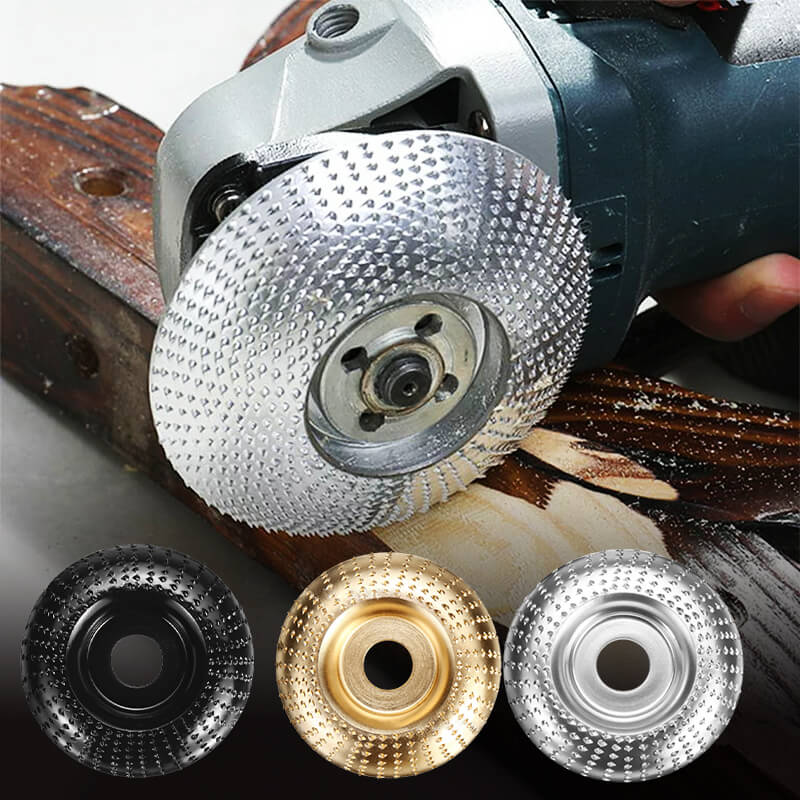 ⚒️ ACHETEZ 2 OBТENEZ 3! ✨ Disque à Bois pour Meuleuse d'Angle - Conçu pour la Sculpture et le Ponçage du Bois - Sécuritaire et Efficace, Idéal pour le Travail du Bois 🌳🔧