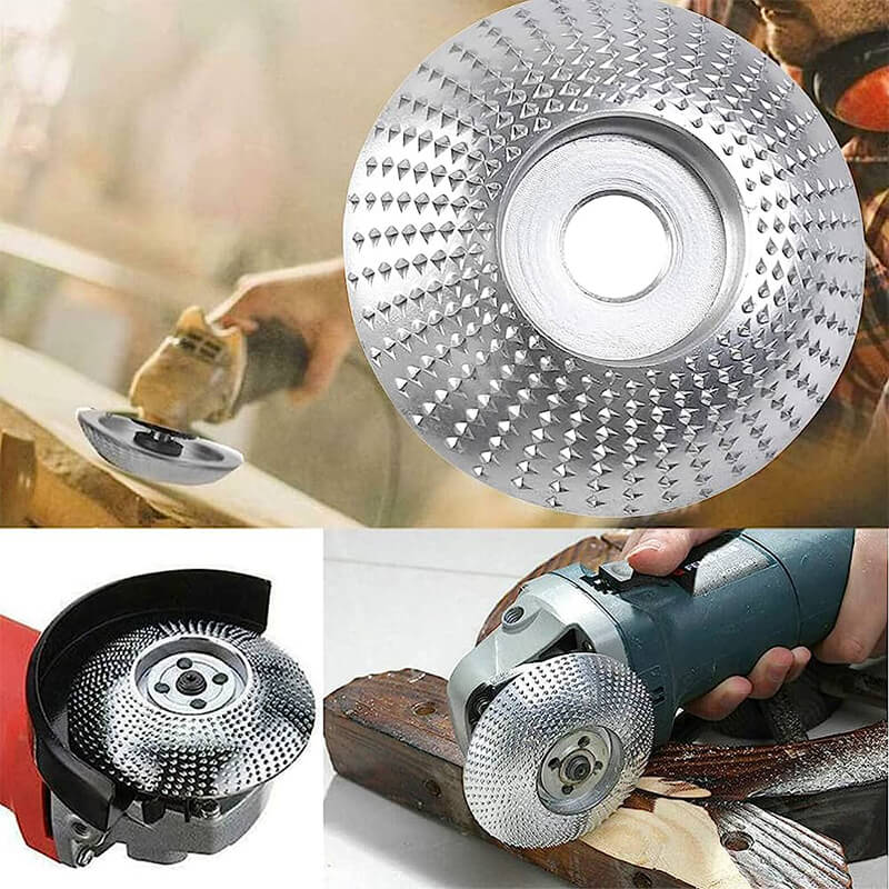 ⚒️ ACHETEZ 2 OBТENEZ 3! ✨ Disque à Bois pour Meuleuse d'Angle - Conçu pour la Sculpture et le Ponçage du Bois - Sécuritaire et Efficace, Idéal pour le Travail du Bois 🌳🔧