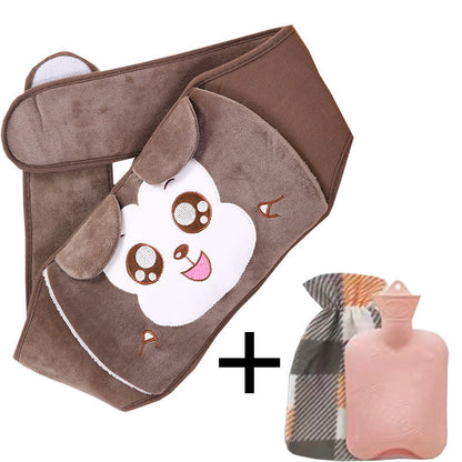 🎅 Vente de Noël - 50% de réduction 🔥 Ceinture en peluche avec bouillotte 🎁