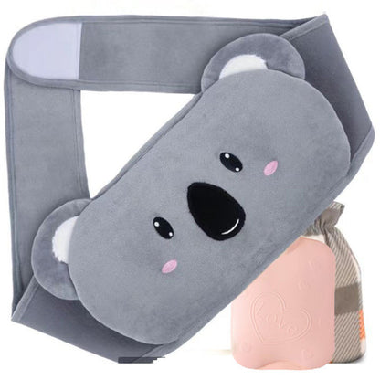 🎅 Vente de Noël - 50% de réduction 🔥 Ceinture en peluche avec bouillotte 🎁