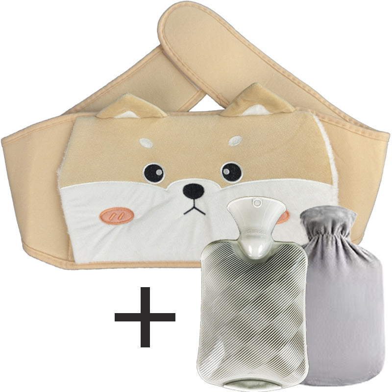 🎅 Vente de Noël - 50% de réduction 🔥 Ceinture en peluche avec bouillotte 🎁