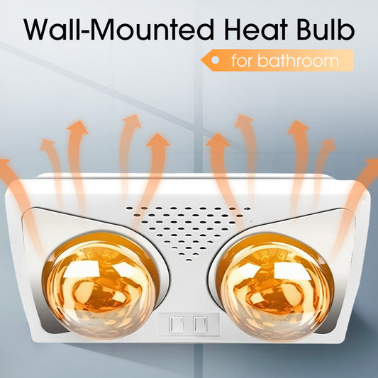 Ampoule chauffante murale pour salle de bain