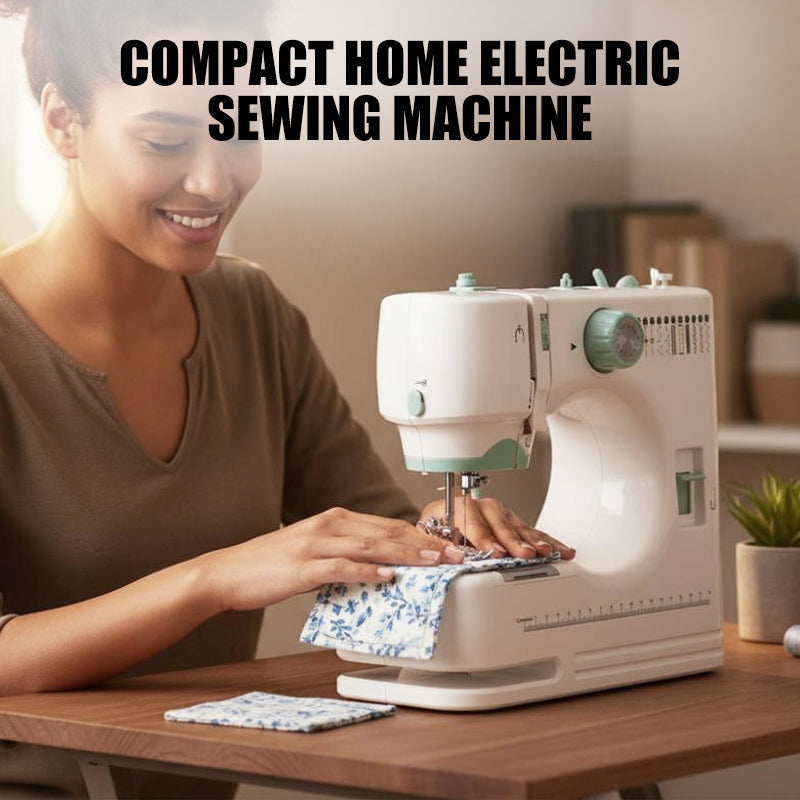 🧵 Machine à coudre électrique compacte pour usage domestique 💯