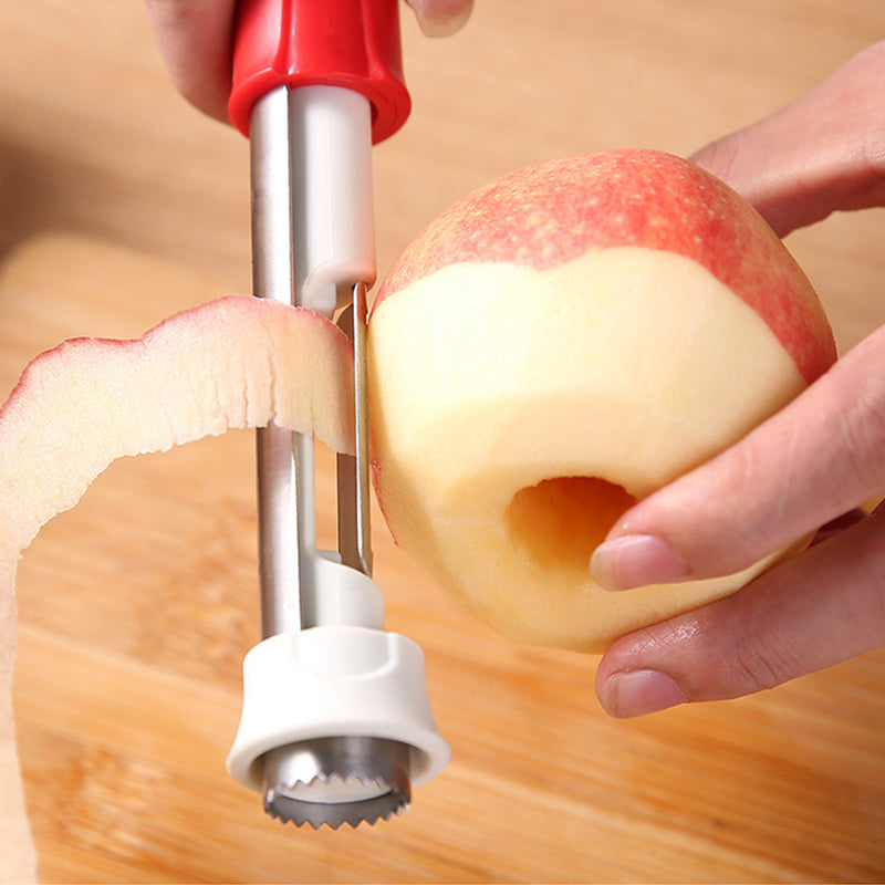 🍎Acier inoxydable Fruit Corer & Peeler 2 en 1🍇Nouvelle conception