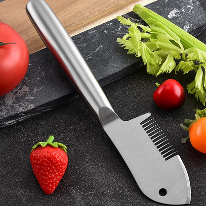 🥔🥒 Éplucheur à julienne multi-usages en acier inoxydable❤️ Promotion à prix réduit 🍴 Pour des juliennes parfaites